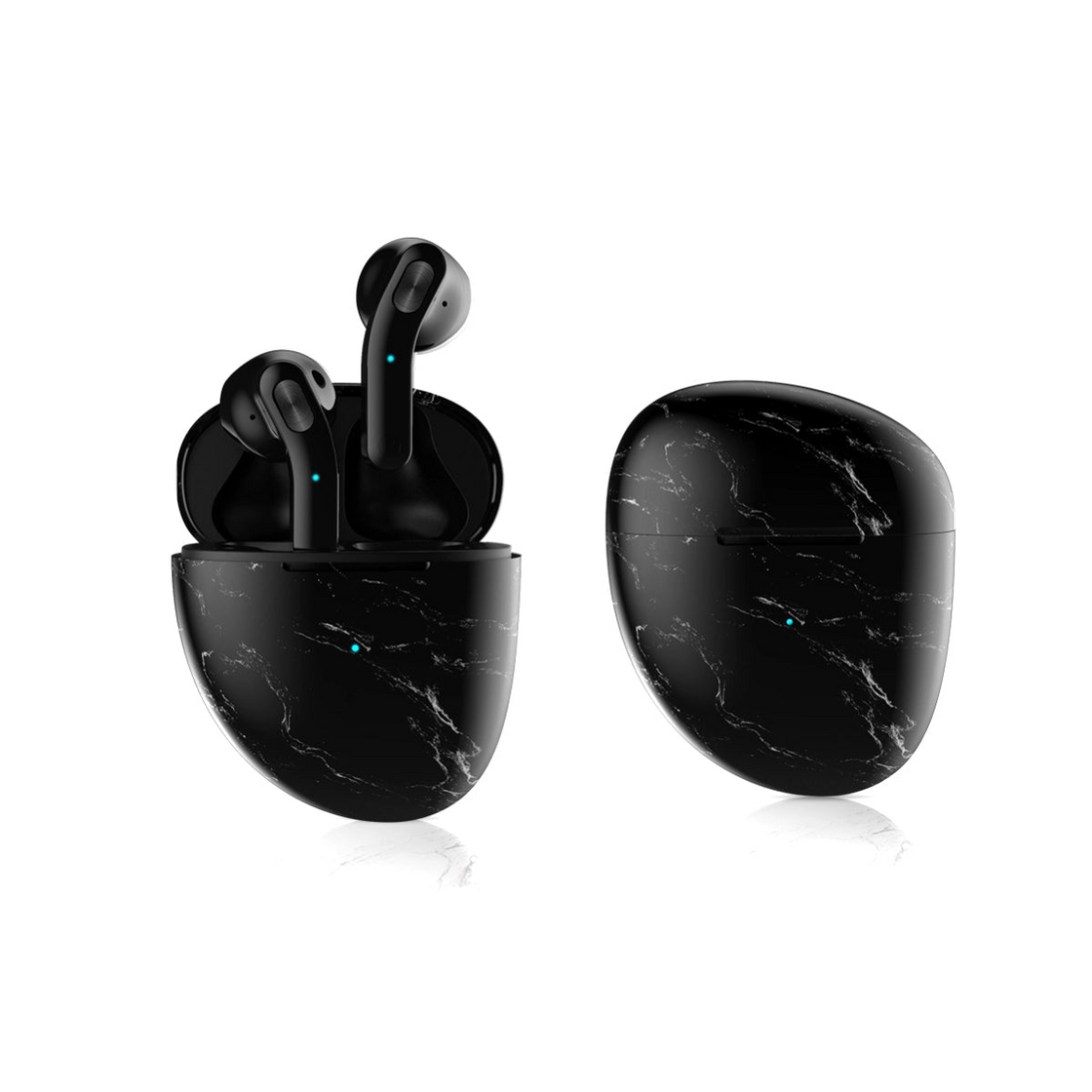 Marble Pebble Twin Bluetooth Headphones - High Definition Stereo Sound