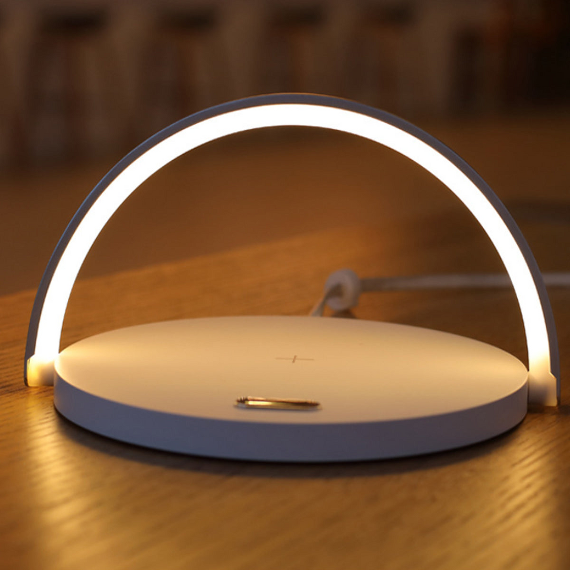 Moonlit Soft Glow LED Light, Wireless Phone Charger And Stand - Stylish, Versatile, and Convenient