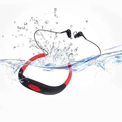 Aqua Tunes Bluetooth Waterproof Sports Headphones - Enjoy Music While Swimming and Diving