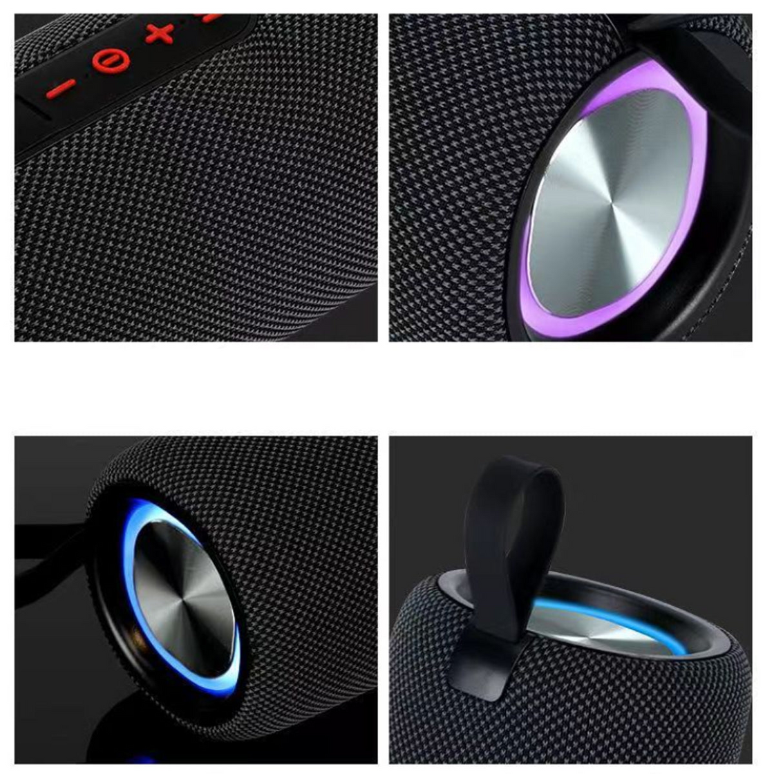 Dual Boom Bang Bluetooth Speaker - High Stereo Sound, 360° Dual Full Range, Hands-Free Calls, 4 Playback Modes