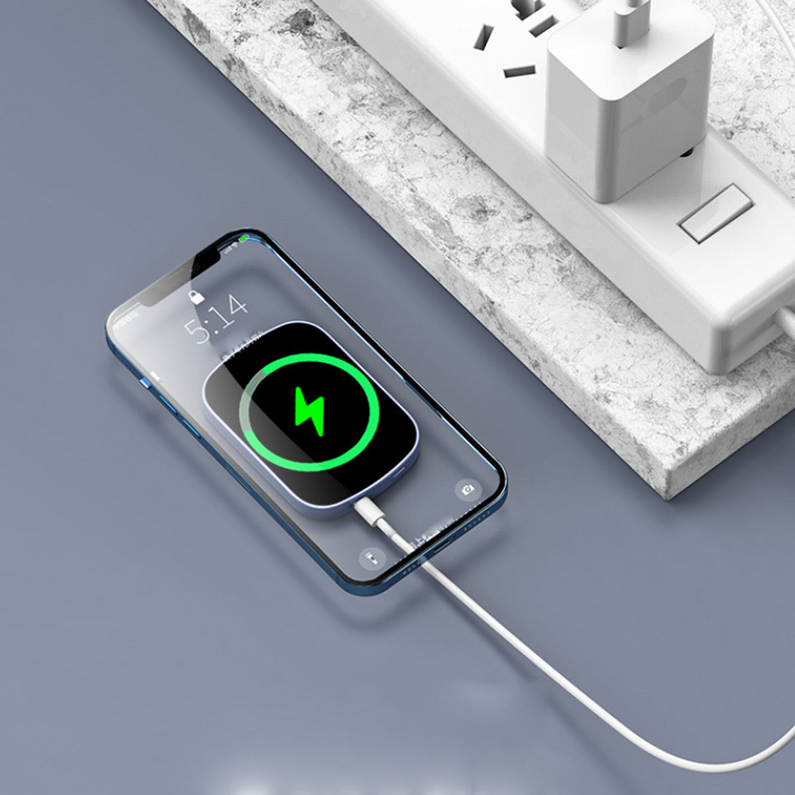 Chargomate Magnetic Portable Wireless Charger And Power Bank For Apple And Android