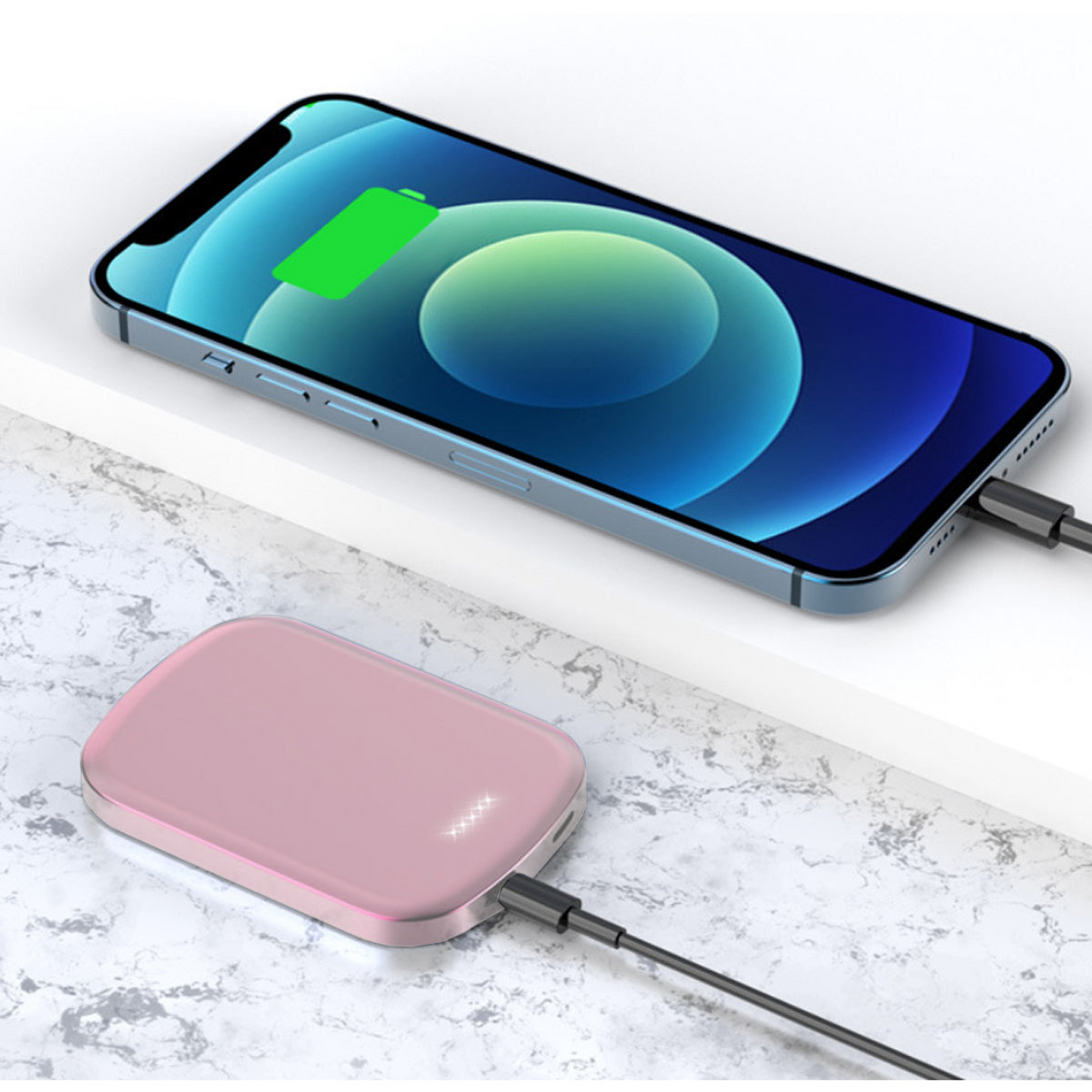 Chargomate Magnetic Portable Wireless Charger and Power Bank for Apple and Android