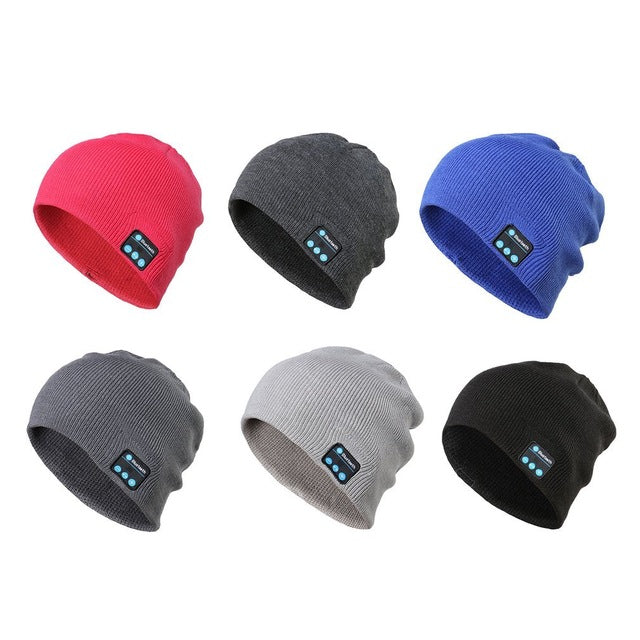 Stay Warm and Jam On with the Musical Beanie Bluetooth Hat - Perfect for Winter!