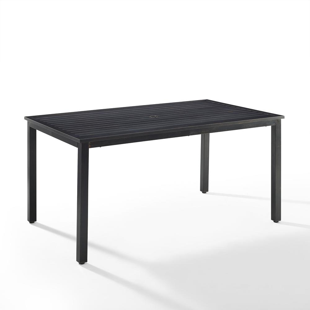 Kaplan Outdoor Metal Dining Table - Oil Rubbed Bronze | Elegant and Sturdy Design