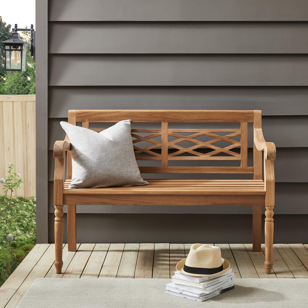 Olivier Indoor/Outdoor Teak Bench - Durable and Elegant