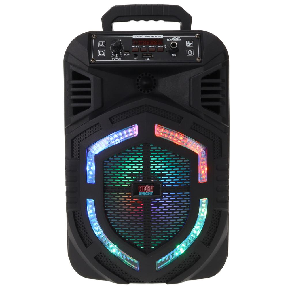 Neon Knight 8 inch Tailgate Bluetooth(R) Speaker Portable Speaker with Microphone NKTG