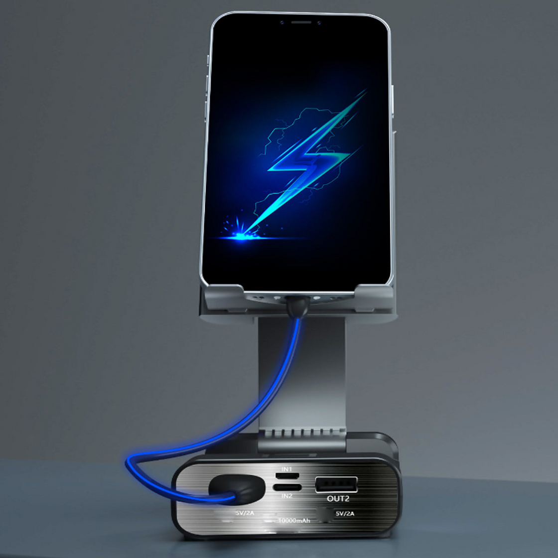 Endurance Power Bank With Stand Holder Foldable And Portable