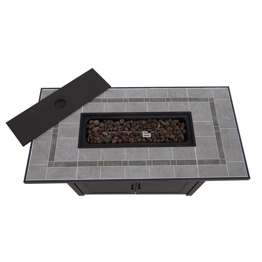 Smokeless Fire Pit Kit Propane Fire Pit Table Outdoor Propane Tank Gas Fire Pit