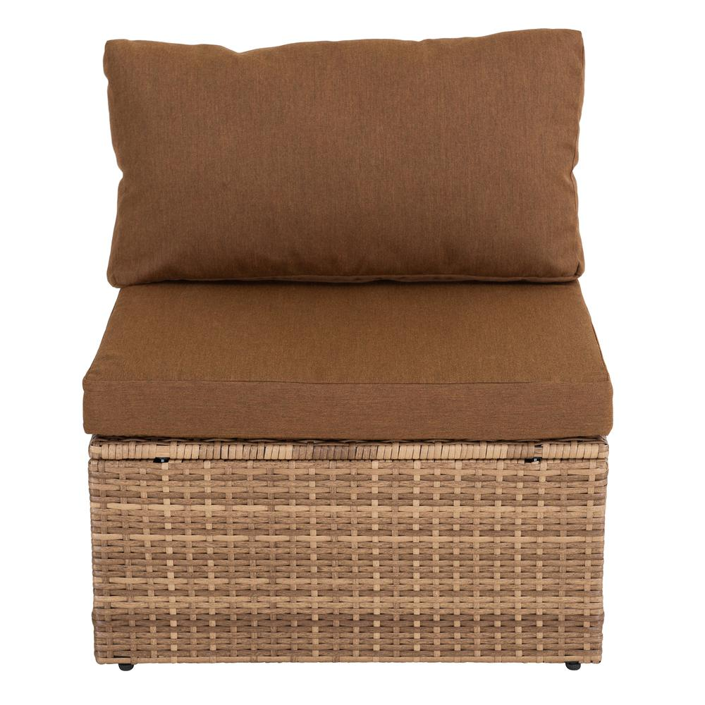 5-Piece Patio Furniture Set, PE Rattan Wicker Sofa Set, Outdoor Seating Set