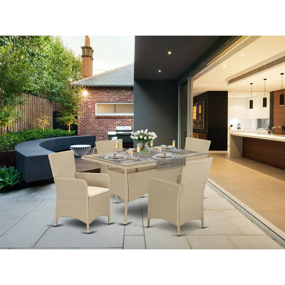 Wicker Patio Set Cream - Stylish Outdoor Furniture for Your Patio