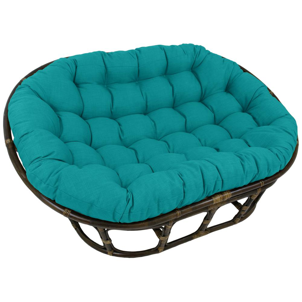 Rattan Double Papasan Chair with Outdoor Cushion - Comfort and Style Combined