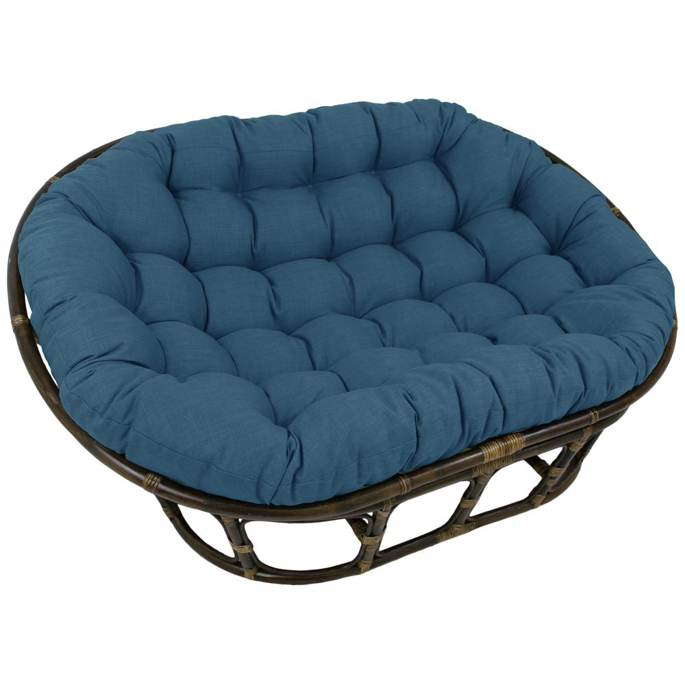 Rattan Double Papasan Chair with Outdoor Cushion - Comfy and Stylish