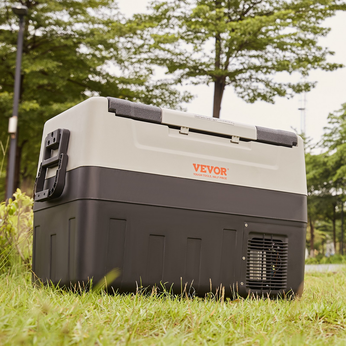 VEVOR Car Refrigerator Fridge - Dual Zone Portable Freezer for Outdoor, Camping, Travel, RV