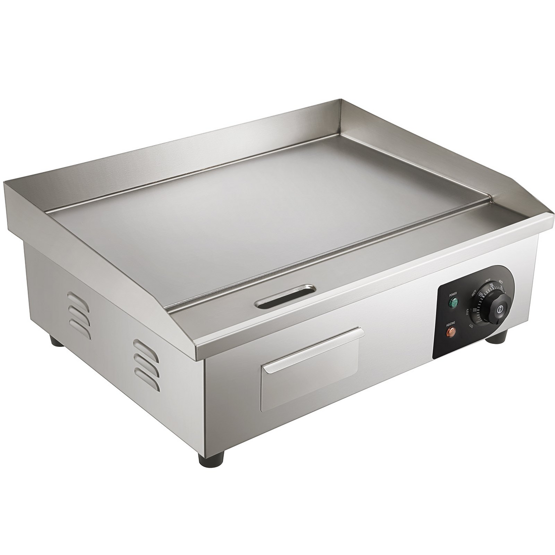 VEVOR Commercial Electric Griddle, 21" | 1600W Countertop Flat Top Grill