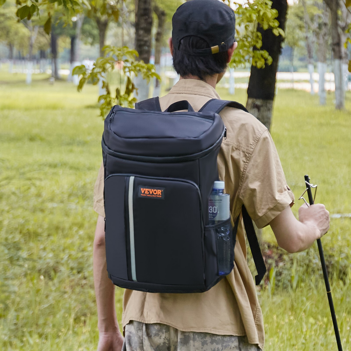 VEVOR Cooler Backpack - Leakproof, Waterproof, and Insulated for Hiking, Camping, BBQ, and More