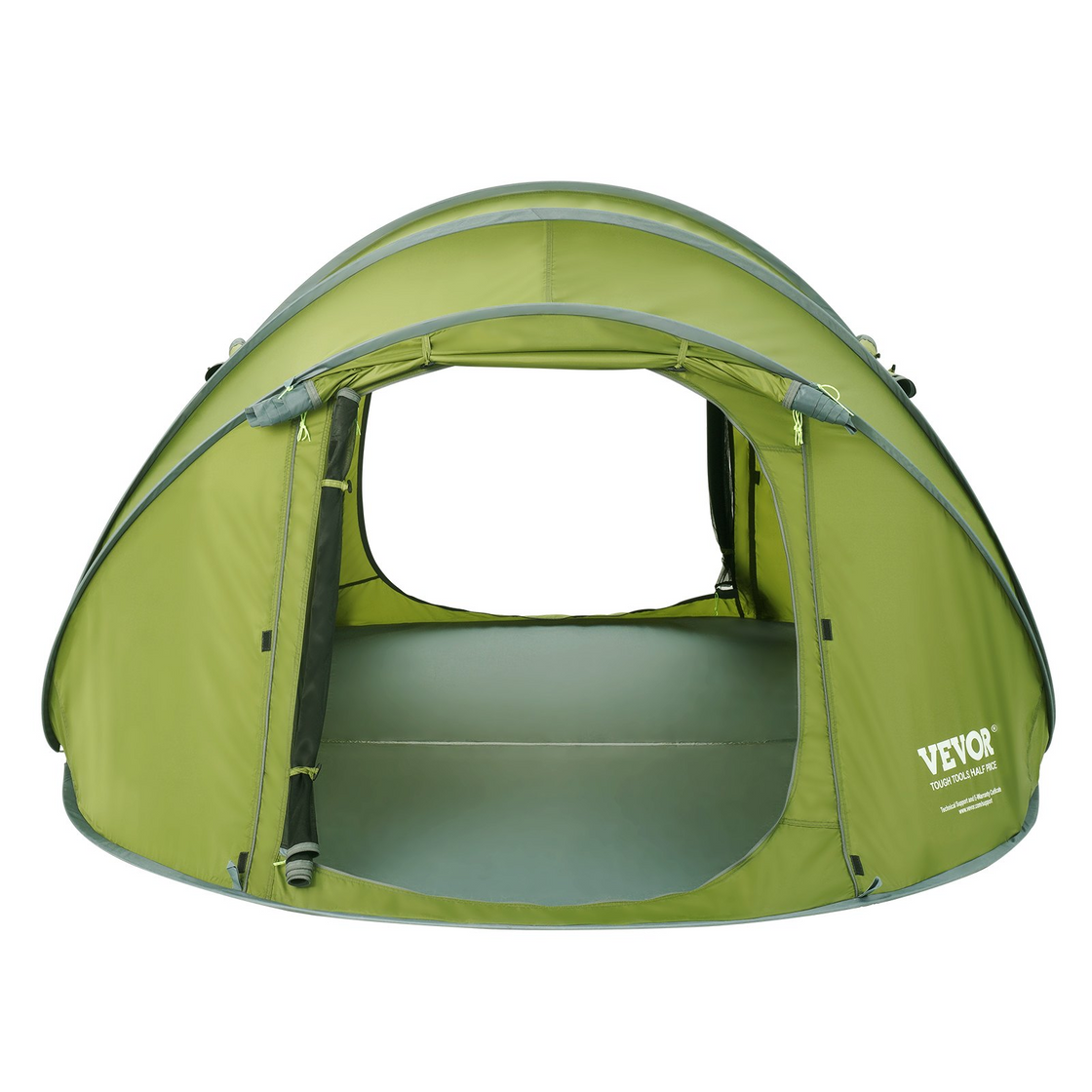 VEVOR Camping Tent - Easy Setup, Waterproof, 9.2 x 6.6 ft Pop Up Tent for 4 Person, with Door and Window - Perfect for Outdoor Family Camping, Hiking, and Hunting