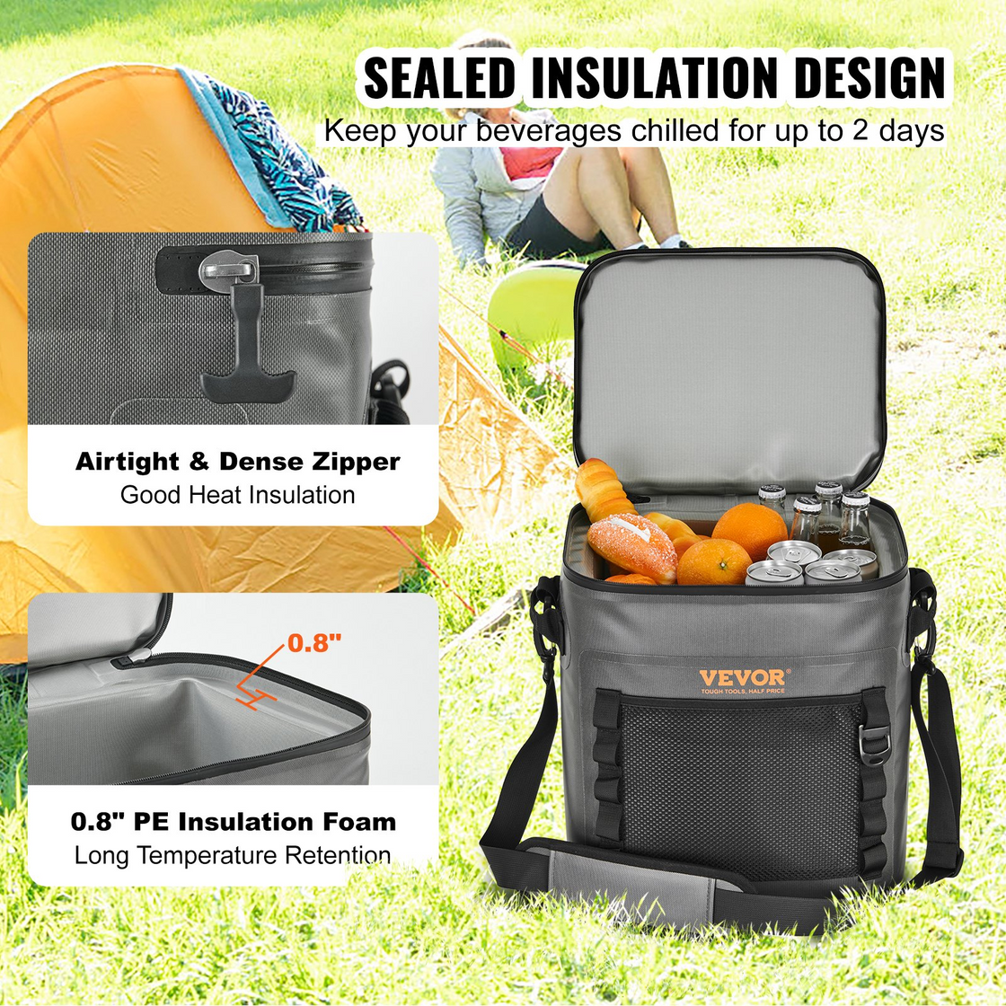 VEVOR Soft Cooler Bag - Leakproof, Waterproof, and Portable