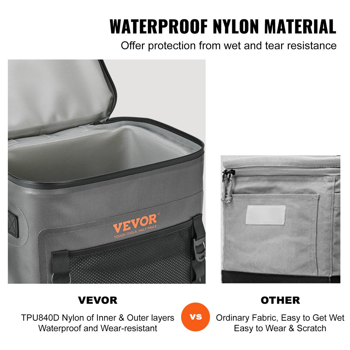 VEVOR Soft Cooler Bag - Leakproof, Waterproof, and Portable