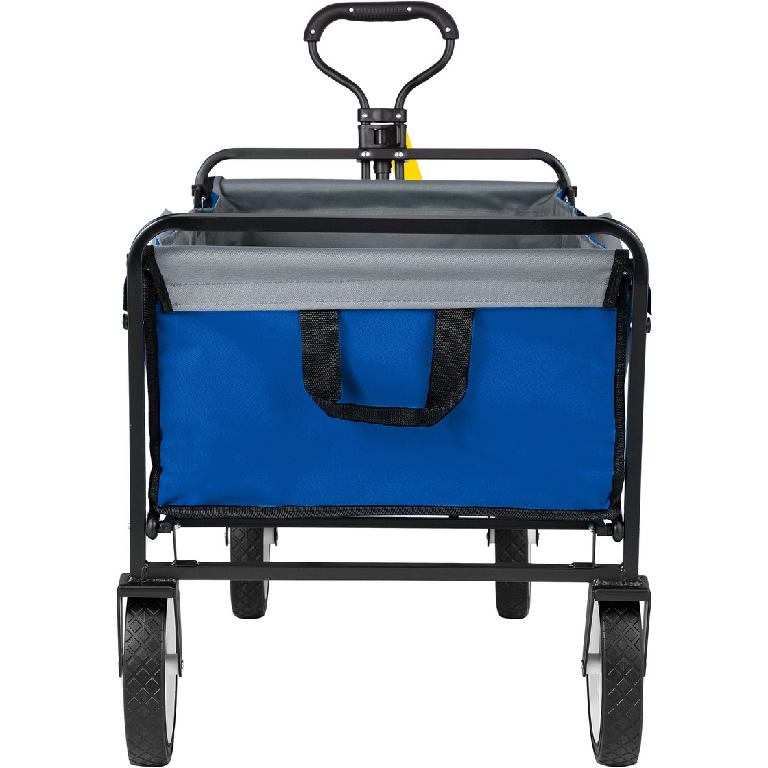 VEVOR Wagon Cart, Collapsible Folding Cart with 176lbs Load - Portable Foldable Wagons for Beach, Camping, and Grocery